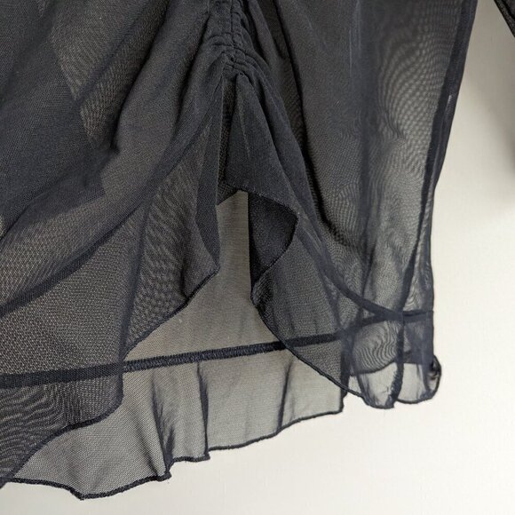 Vintage Le Chateau Y2K sheer top - Picture 5 of 6